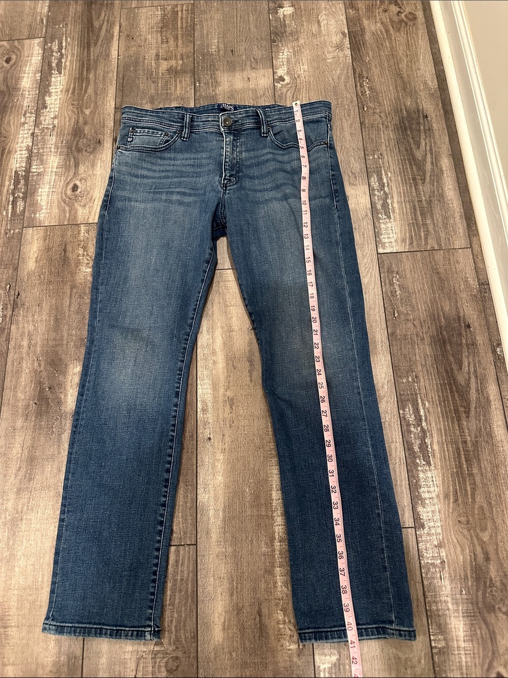 Chaps Men’s Straight Leg Jeans 34 x 32 - Medium Blue Wash